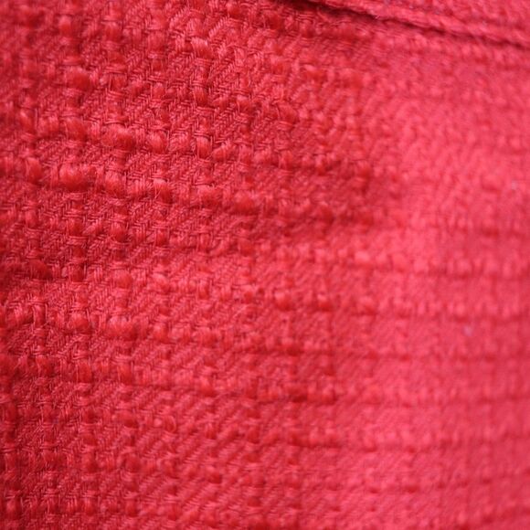 Valentino Miss V Red Tweed Skirt Suit 3 Piece Set EU 44 - Picture 4 of 13